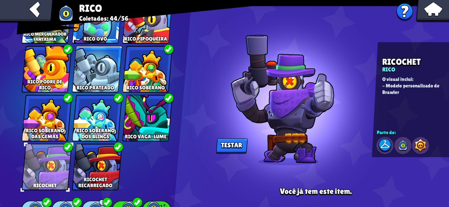 CONTA BRAWL STARS FULL + DE 95 BRAWLERS PODE 11 E BUFFIES