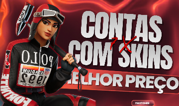 CONTAS DE FORTNITE COM SKINS | MELHOR PREÇO DO MERCADO