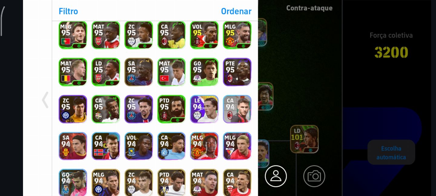 Conta com Ibra 110 e time completinho