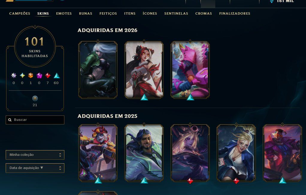 Conta Riot Games/League of Legends sem rank