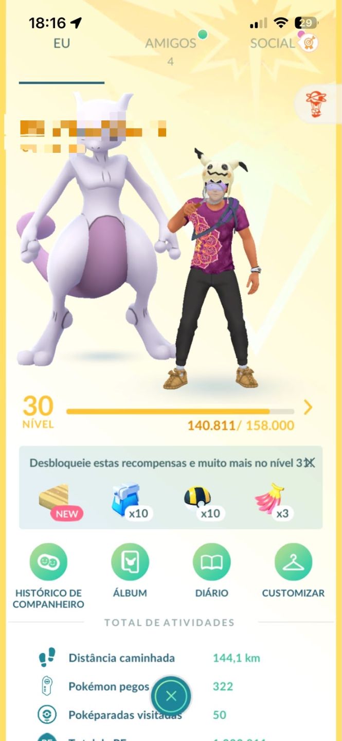 POKÉMON GO | CONTA PREMIUM | ITENS + POKÉMON RAROS