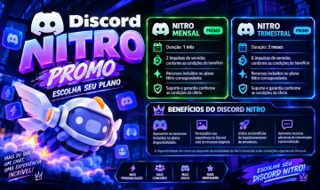 Nitro Gaming Discord - Ativação Por Link!