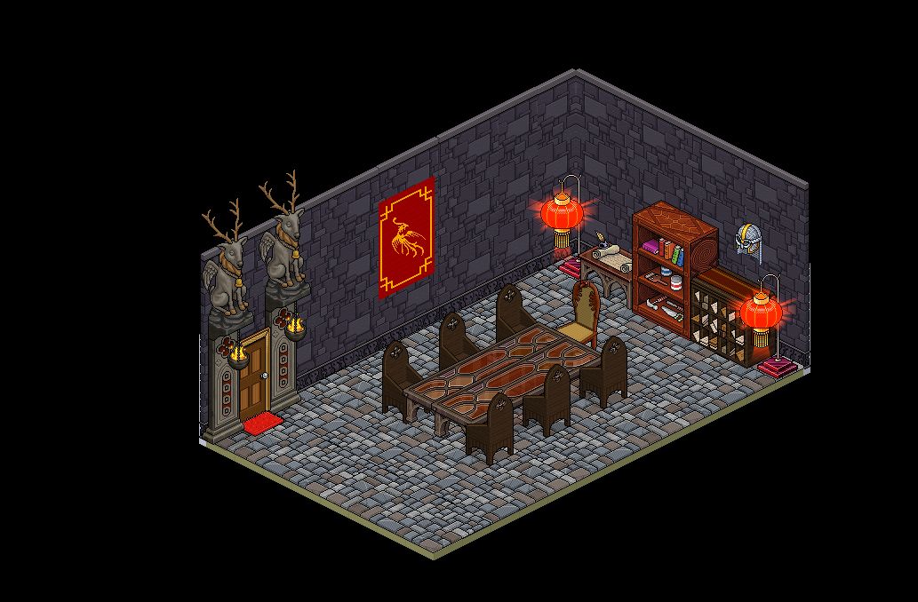 Conta Habbo hotel - Varios Mobis e visuais raros