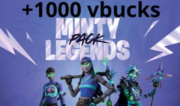 PACOTE DE SKINS FORTINITE MINTY LEGENDS +1000 vbucks