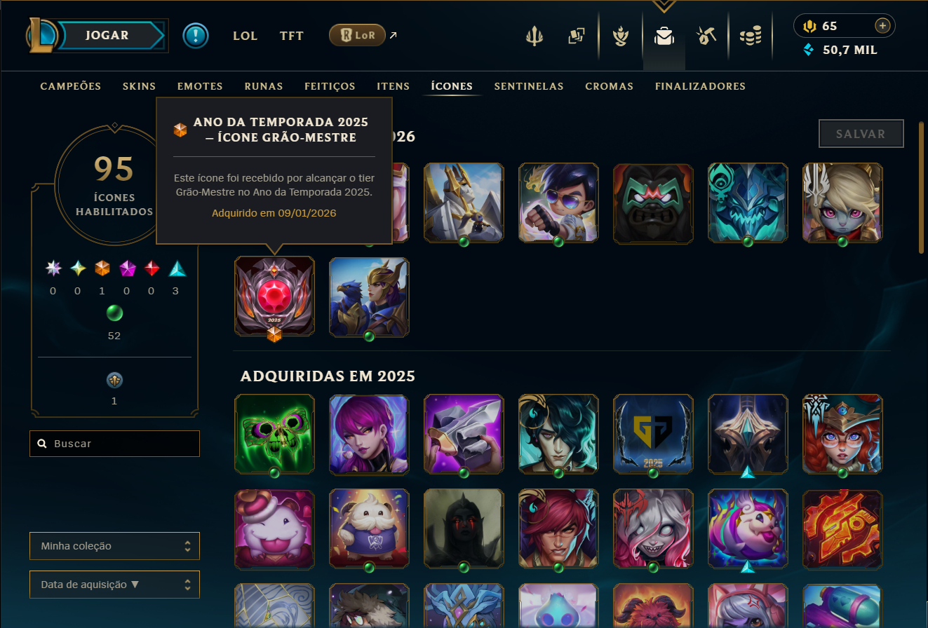 Conta Mestre 100lp 60% WR mmr alto