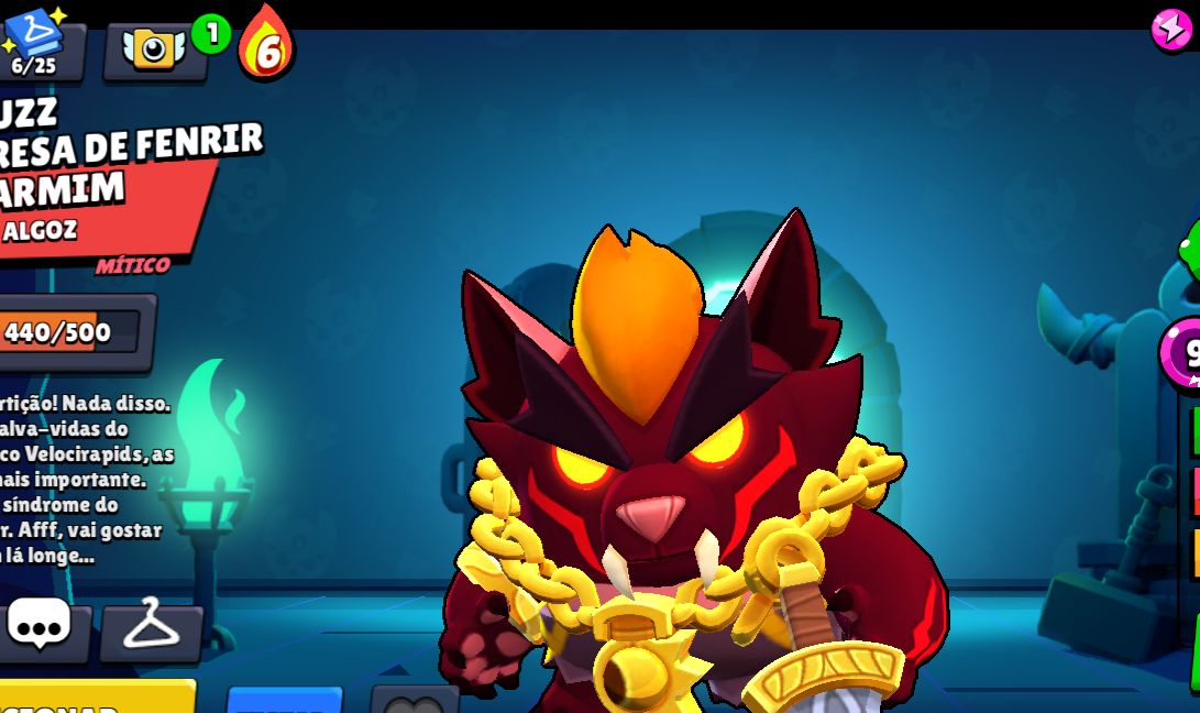 Conta de brawl stars com 2500 troféus skin lendária e muito mais