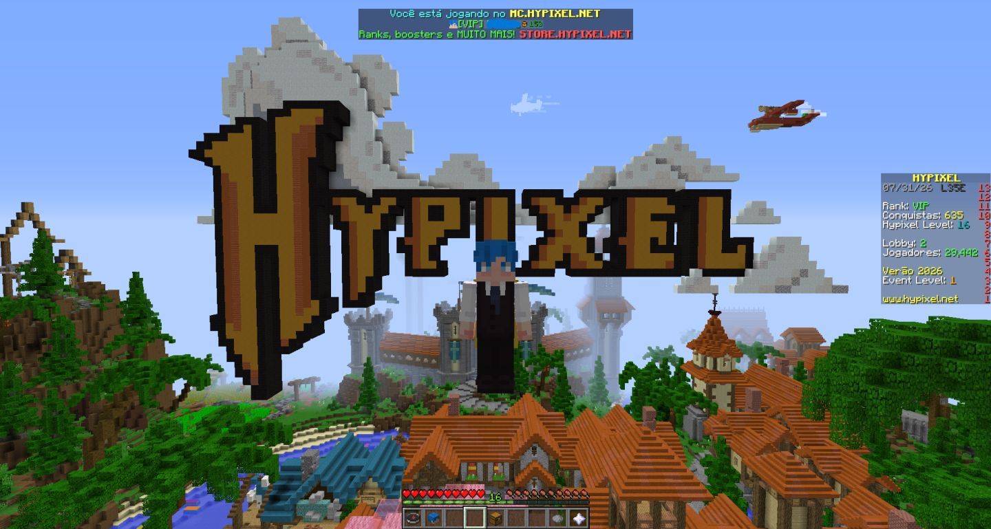 Conta Minecraft Original Full Acesso | Java e Bedrock + Vip Hypixel e mais