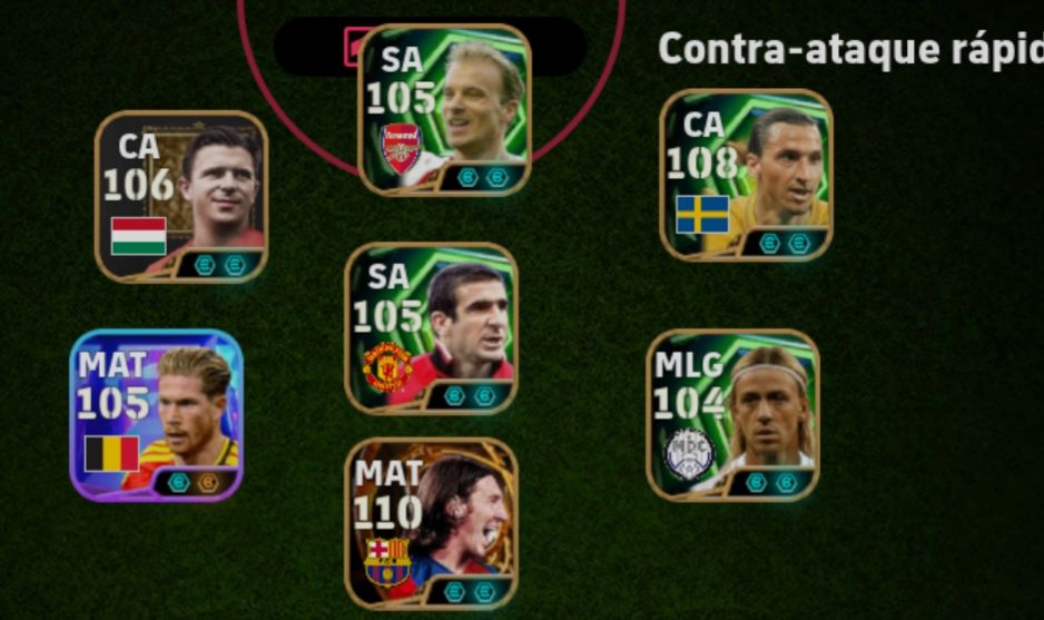 Conta de Efootball completa com Messi 110