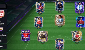 CONTA FIFA Mobile quase Full 122 com muito jogador top