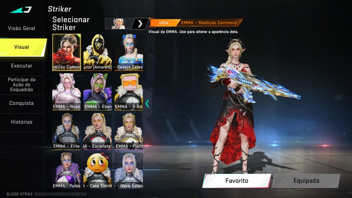 CONTA 19 ETERNA PAGA-FULL SKIN DE STRIKE-FULL ULTRAS-FULL EMOTES-DIVERSOS PASSES