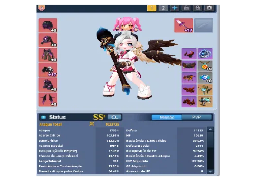 CONTA END GAME De GRAND CHASE/ Clvl650