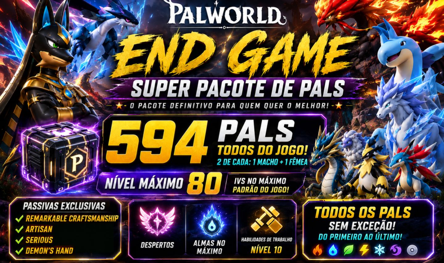 END GAME | O PACOTE MAIS INSANO DO PALWORLD