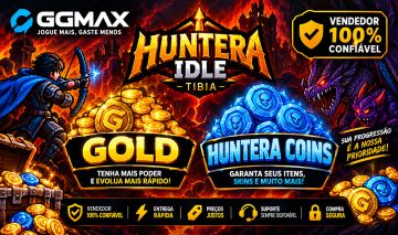HUNTERA IDLE TIBIA - GOLD (MELHOR PREÇO).