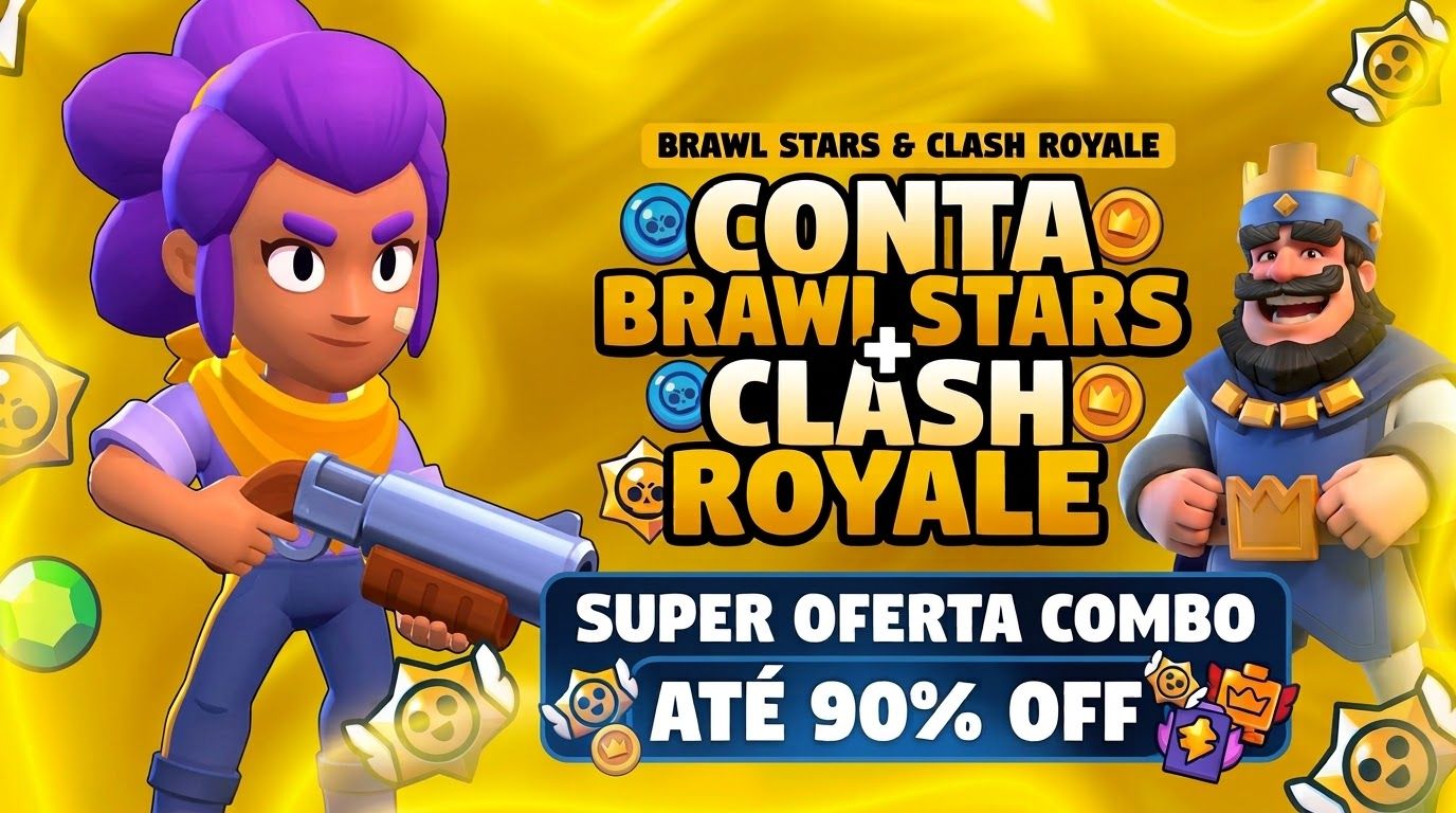 Conta supercell id brawl stars+clash royale