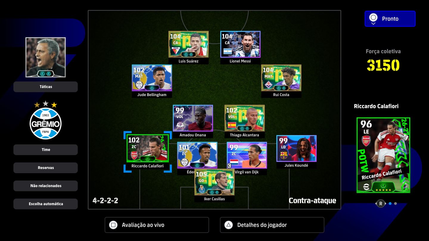Conta EFOOTBALL PS5/PS4/PSN