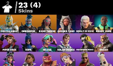 23 skins | Spectra Knight | Omegarok | Kado Thorne | Ahsoka Tano