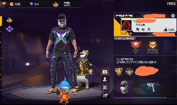 Conta de free fire top com vários itens