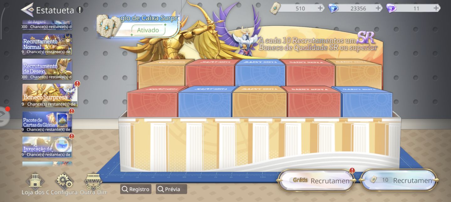 SAINT SEIYA EX | PEGASUS-7 | SAGA SAPURIS UR 92M | +1600 TICKETS
