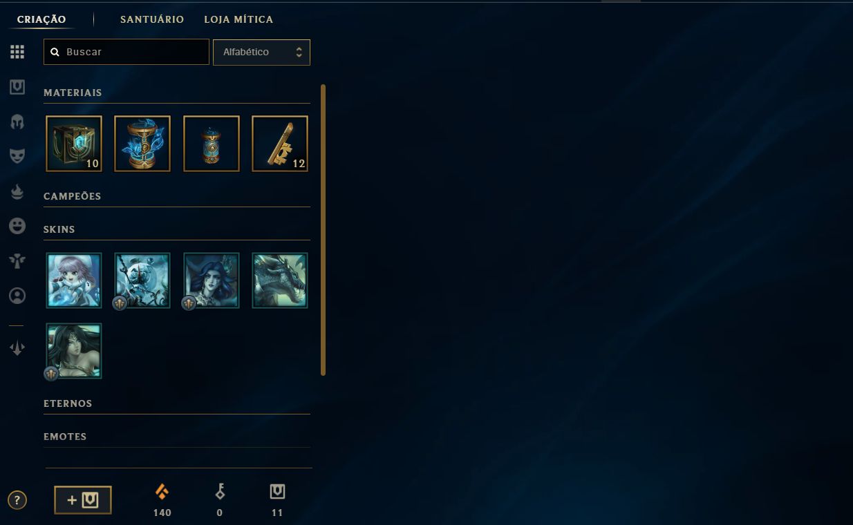CONTA LEAGUE OF LEGENDS - RAMMUS REI - 23 SKINS - FULL ACESSO - UNICA BRASILEIRA