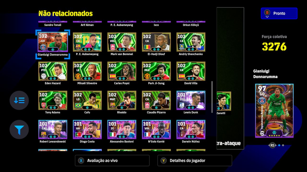 CONTA EFOOTBALL XBOX/PC 3300 DE FORÇA