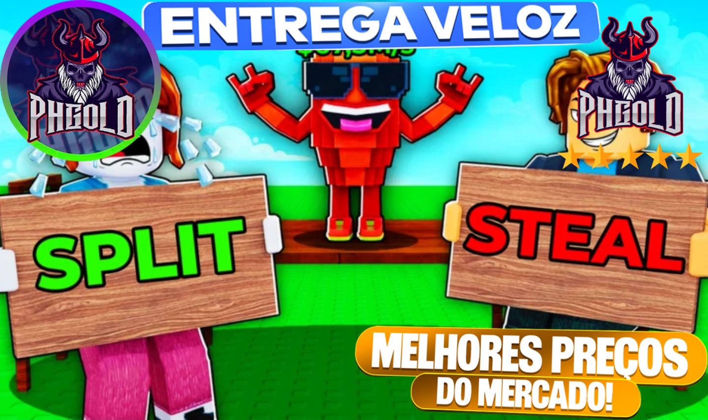 DIVIDIR OU ROUBAR ROTAÇÃO CEREBRAL | GAMEPASS | MELHOR PREÇO E ATENDIMENTO