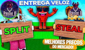 DIVIDIR OU ROUBAR ROTAÇÃO CEREBRAL | GAMEPASS | MELHOR PREÇO E ATENDIMENTO