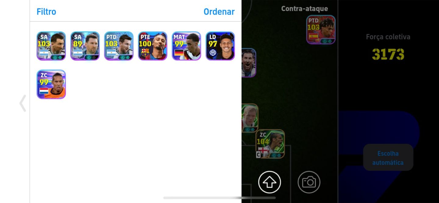 [MAIS BARATO] Conta iniciante full Efootball Mobile
