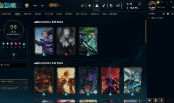 Conta League of legends lvl 116 com 29 skins