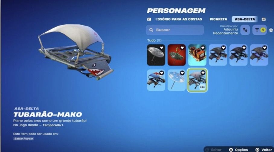 Conta fortnite mais de 210 skins