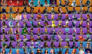 Conta de Fortnite [ 132 skins + 161 picaretas + 170 emotes ]