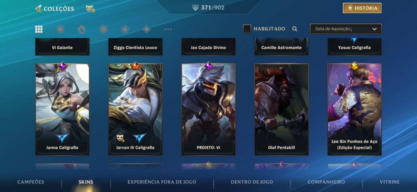 CONTA DE WILD RIFT À VENDA