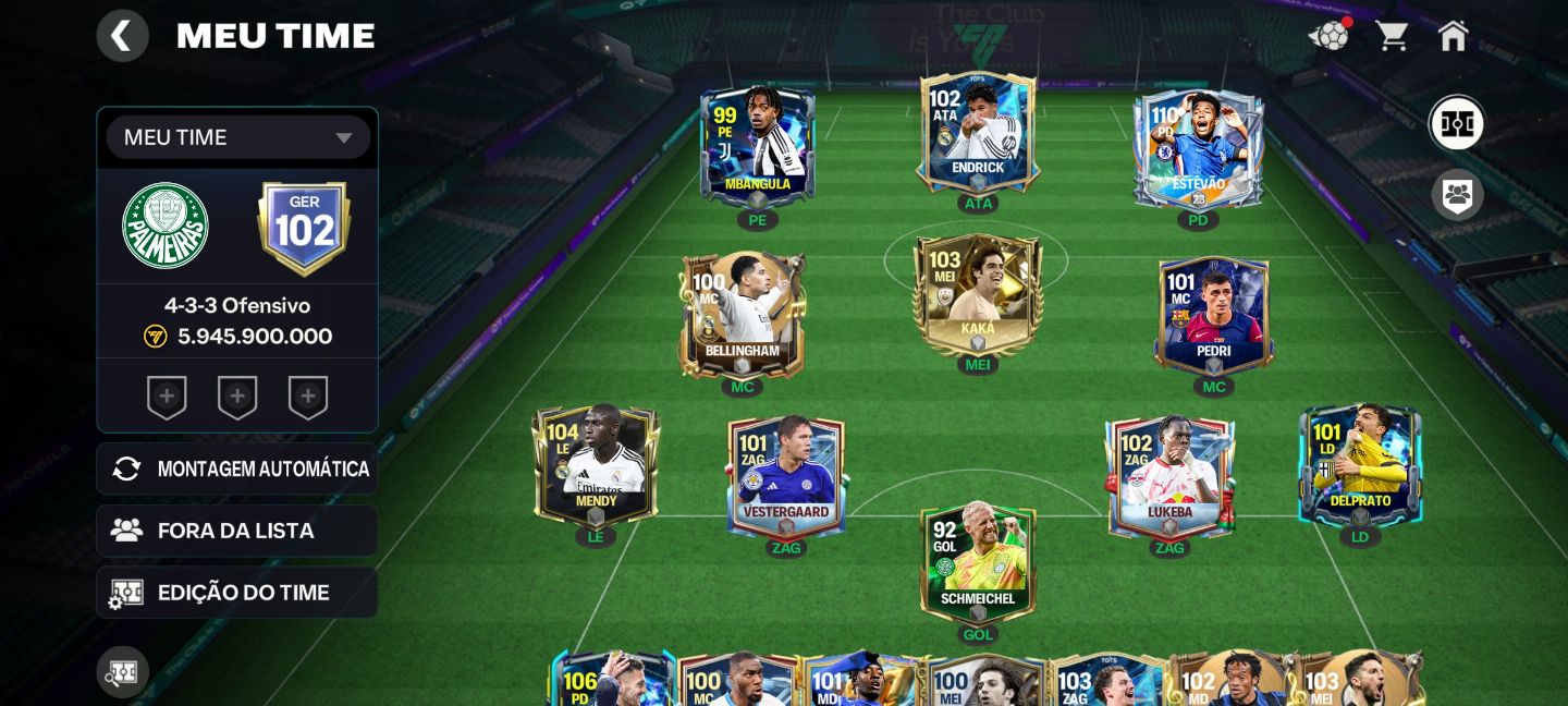 Conta FC mobile antiga
