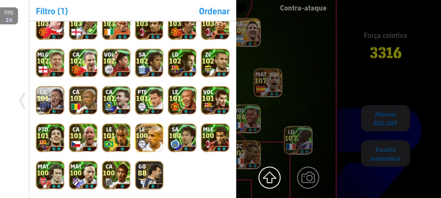 Preço negociável, conta efootball full e rara
