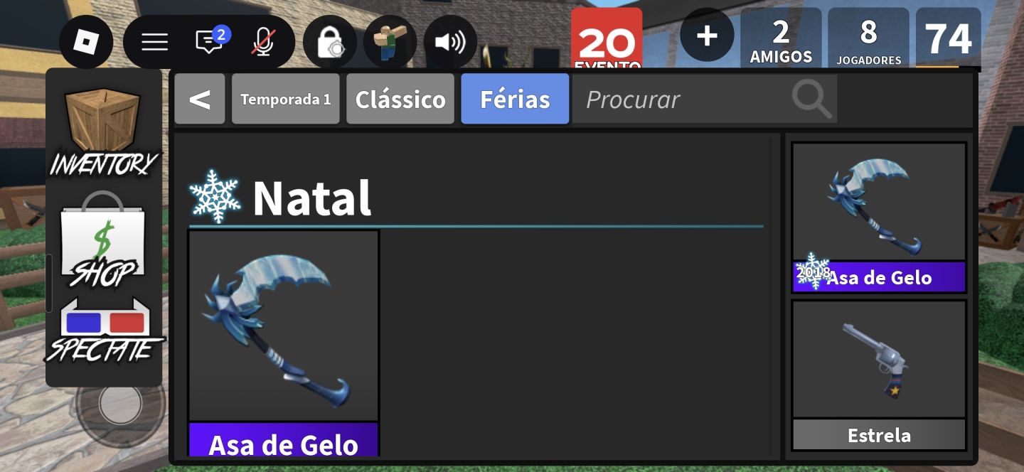 Conta Roblox 2020 | Icewing MM2 + 50+ Roupas + 30+ Acessórios