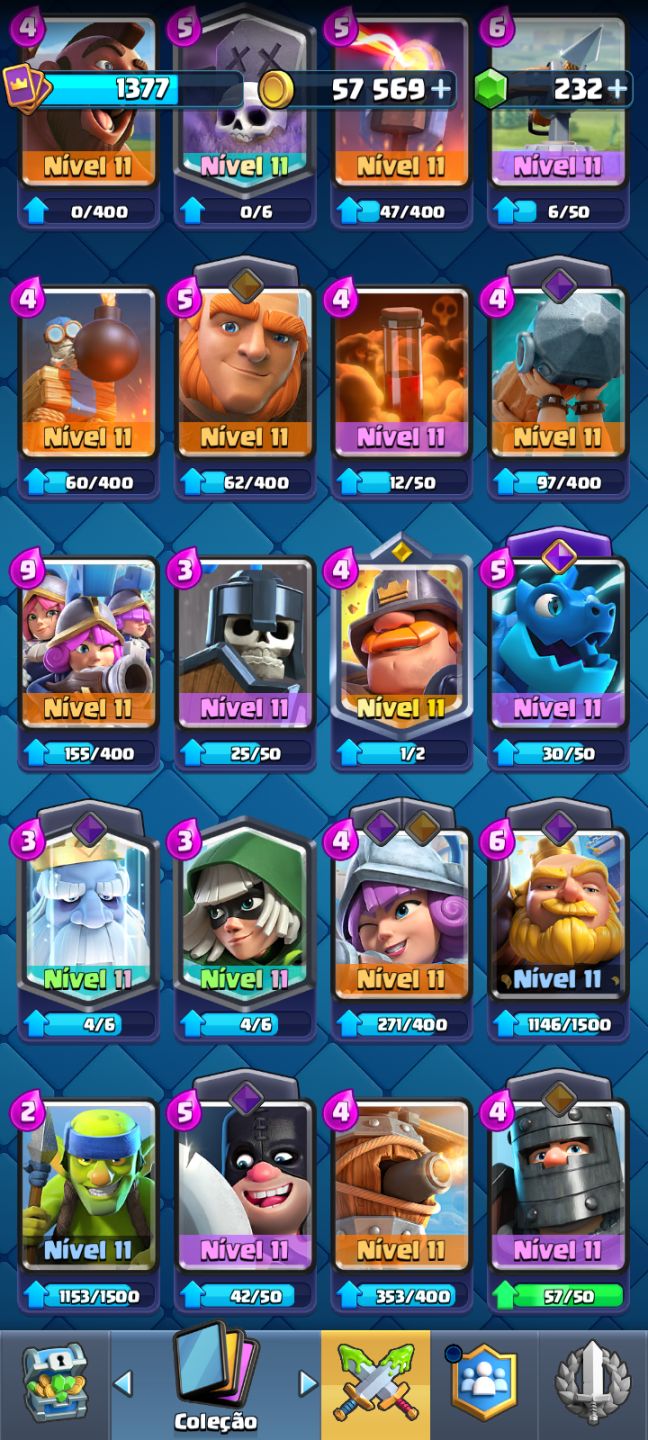 CLASH ROYALE HIGH 11.600+ TROFÉUS | MAGO E ESQUELETO G. NÍVEL 16 | CAMPEÕES TOP