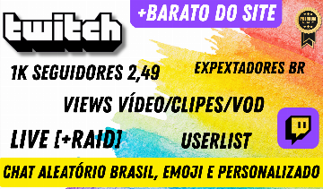 Twitch! Chat BRASIL, EMOJIS e - Redes Sociais - Twitch - GGMAX