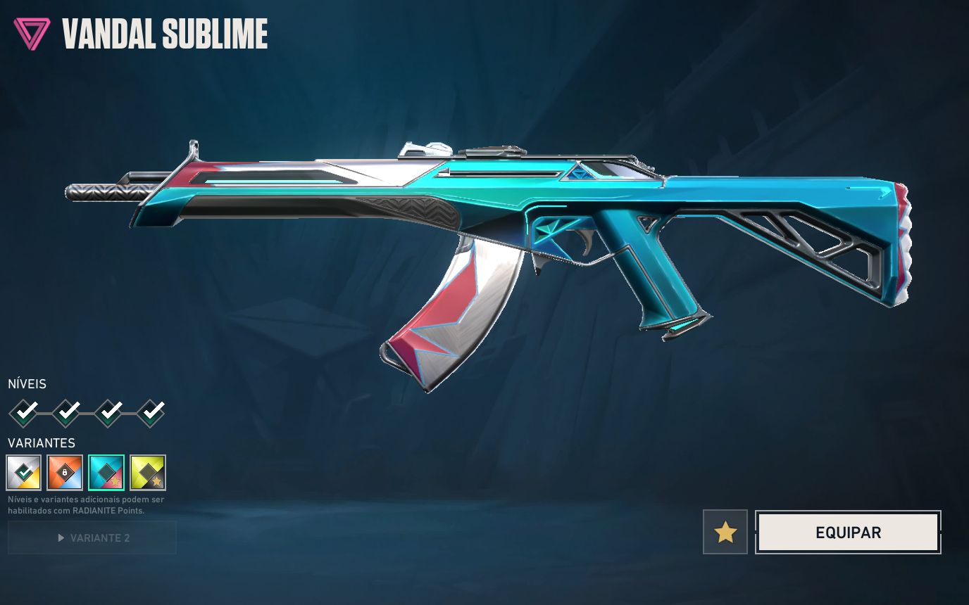 CONTA VALORANT COM VARIAS SKINS, MENOS DA METADE DO VALOR GASTO