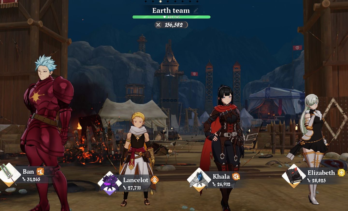 Conta endgame, NA EAST - 156,582 - BAN P10/ ELIZABETH P10
