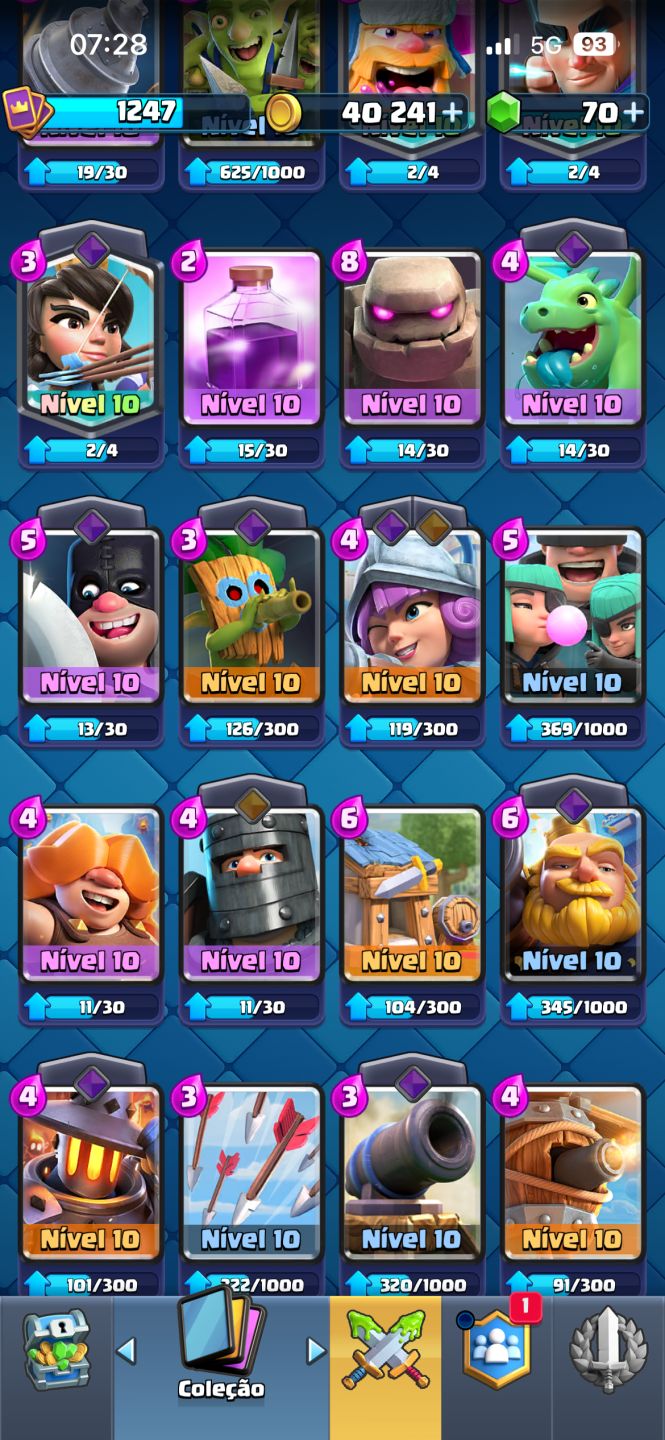 Conta Clash Royale + Clash of Clans + Brawl Stars Conta Completa