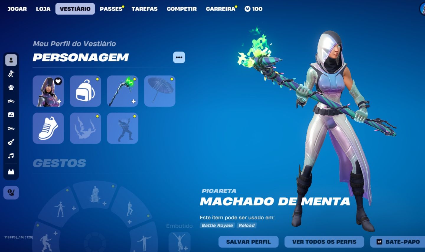 Conta Fortnite com Minty + Glow + Salve o Mundo + Passe antigo