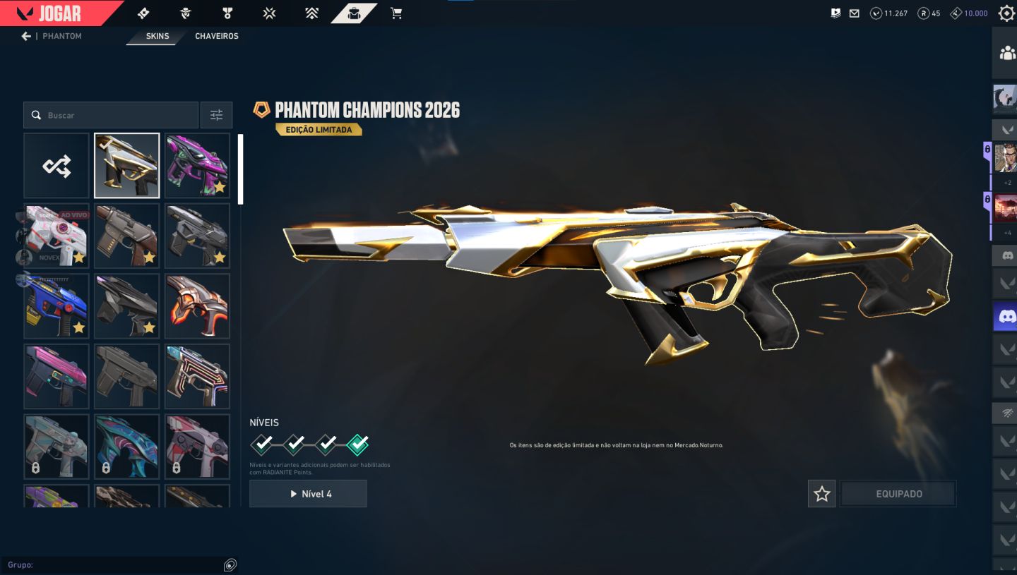 Conta de Valorant Champions 21 4.5K+ Gastos