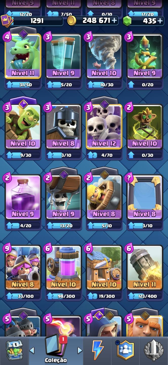 Conta clash Royale troféu: 8248