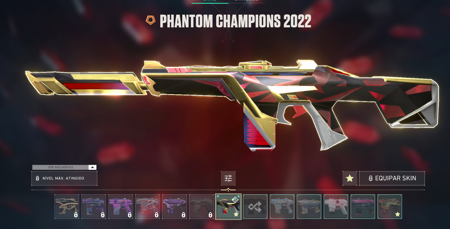 Conta Valorant acesdente com PHANTOM CHAPIONS 2022 E MAIS! level 364