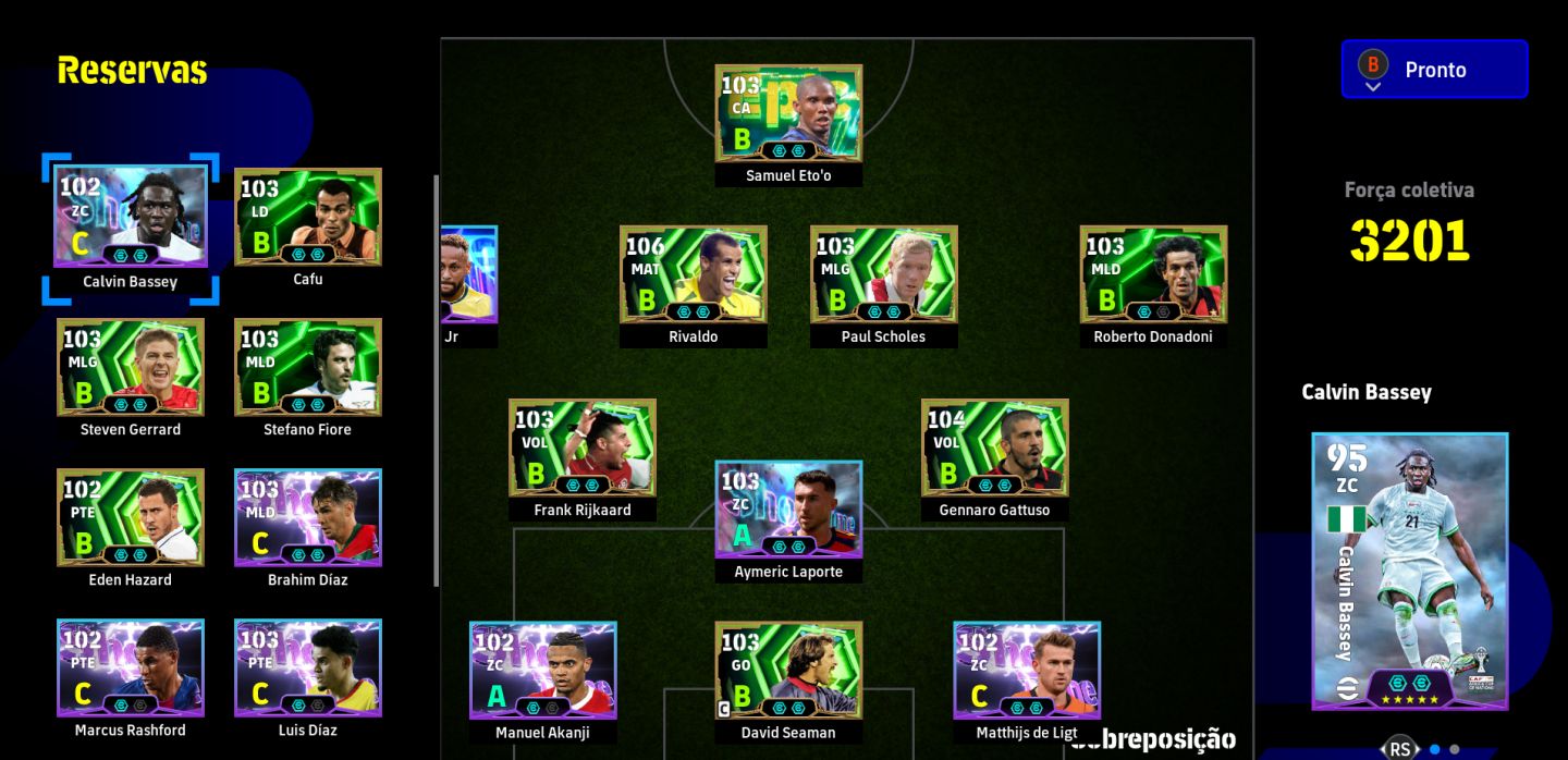 Conta Efootbal com melhores lendas metas do Game C-Prime-4 (steam)