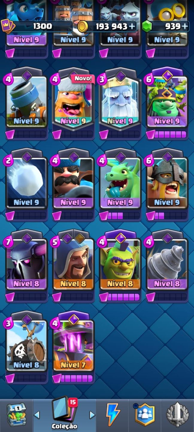 Clash Royale [CONTA] 10k troféus+ todas cartas