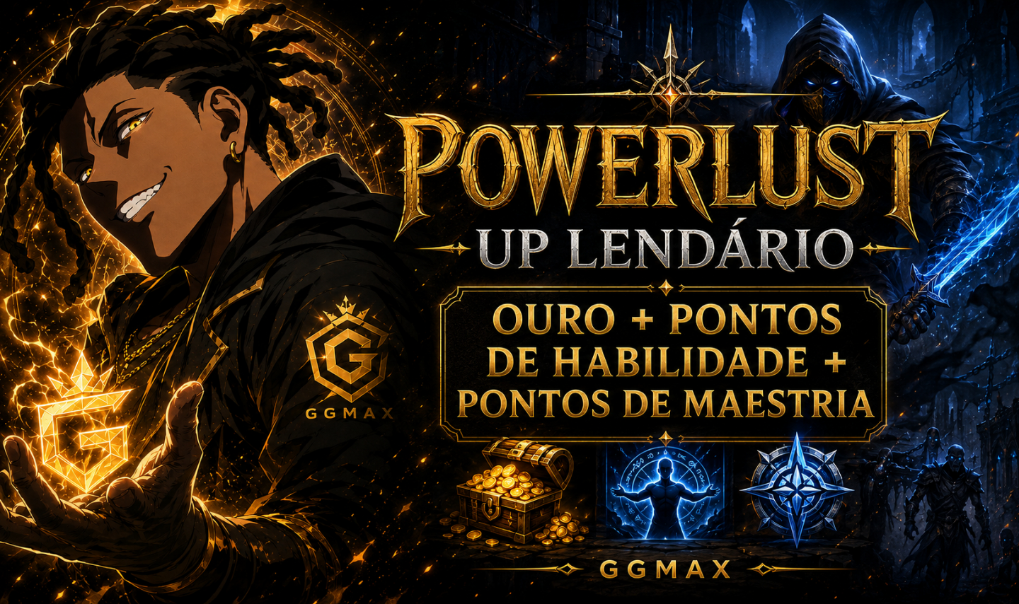 POWERLUST | OURO + PONTOS DE HABILIDADE + PONTOS DE MAESTRIA | ANDROID & IOS