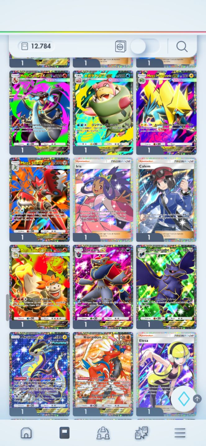 Pokémon TCG Pocket | Nível 60 | Master Ball | Vários Decks META + Cartas Raras