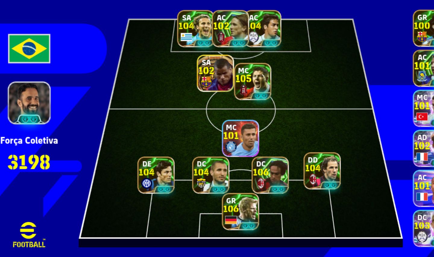 Conta efootball 3198
