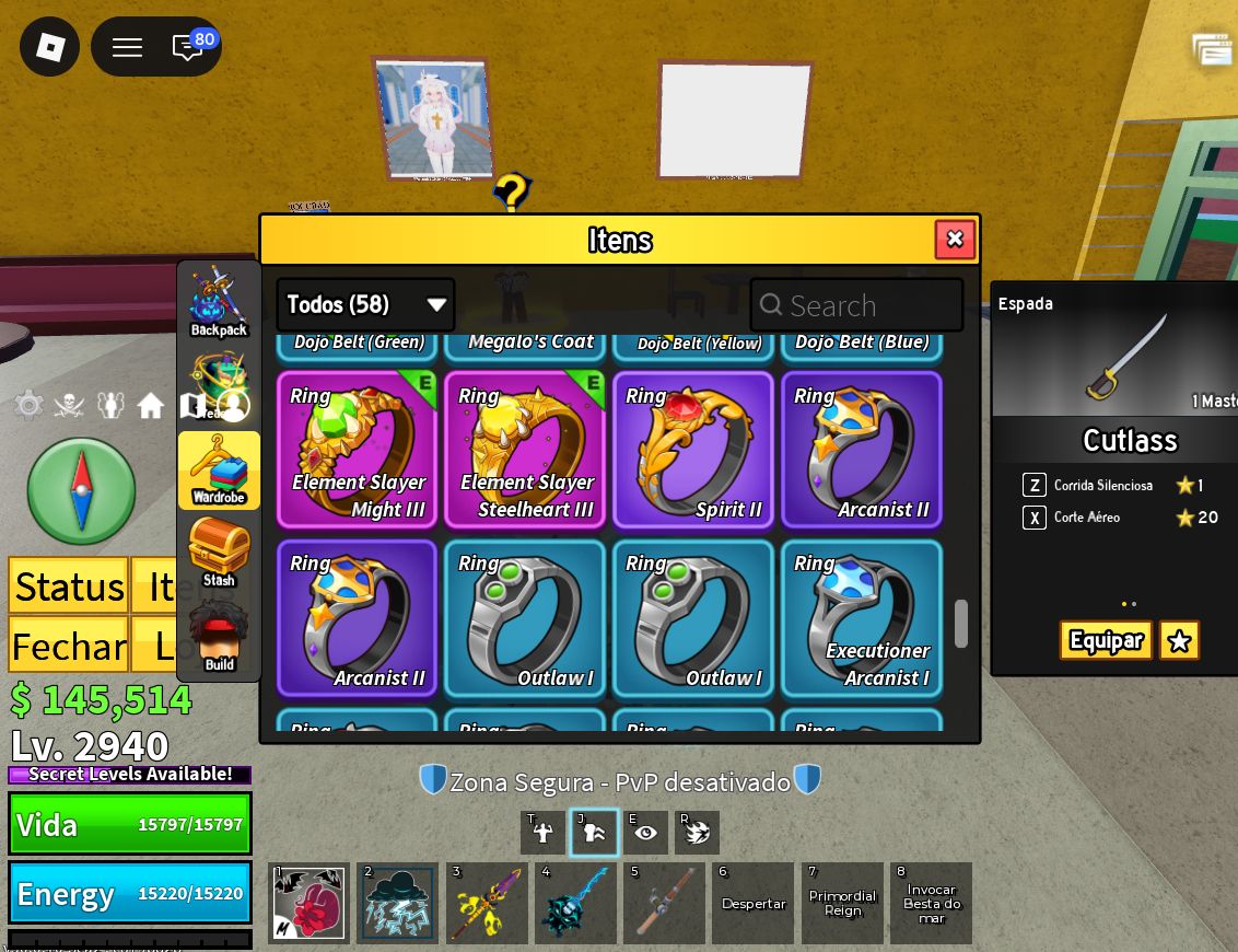 CONTA DE BLOX FRUITS COM DRAGON PERMANENTE NIVEL 2940
