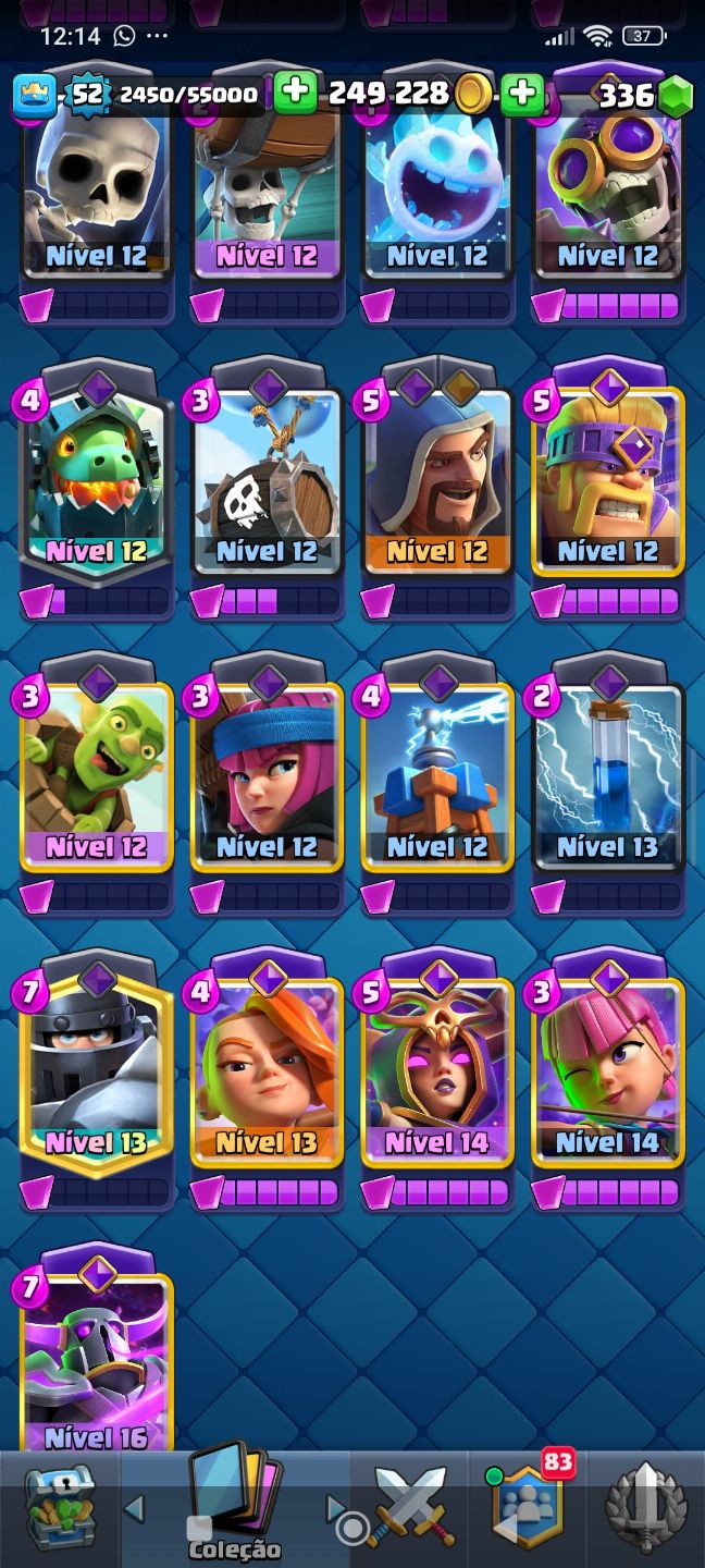 Vende-se conta de Clash Royale.